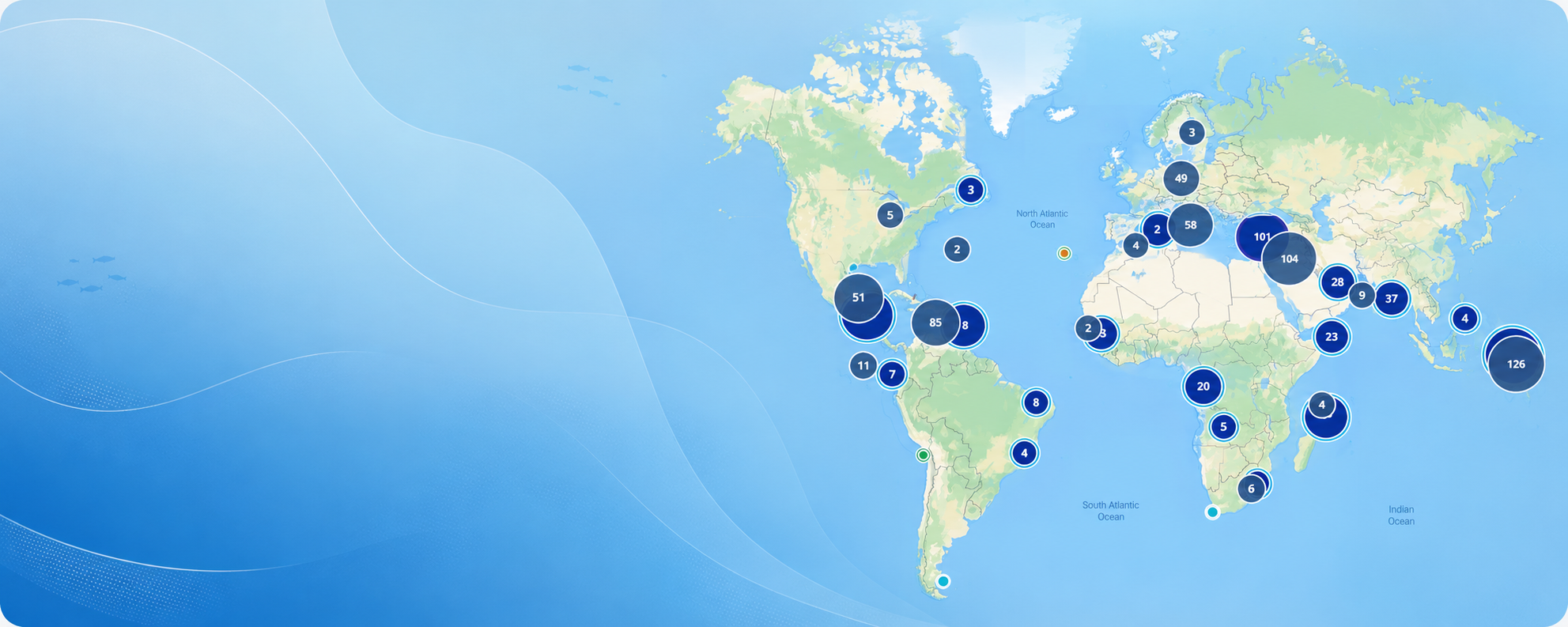 Carte du monde RevoSea